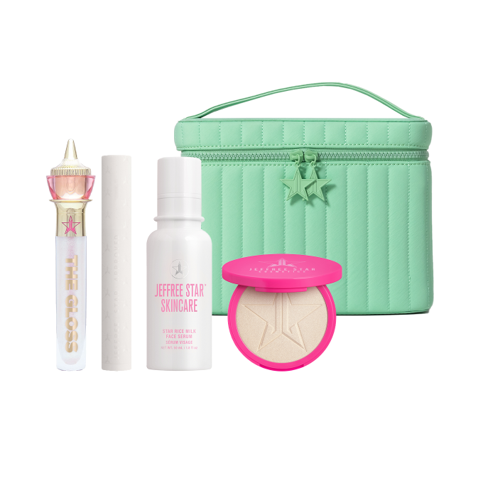 Mint Quilted Travel Bag Bundle